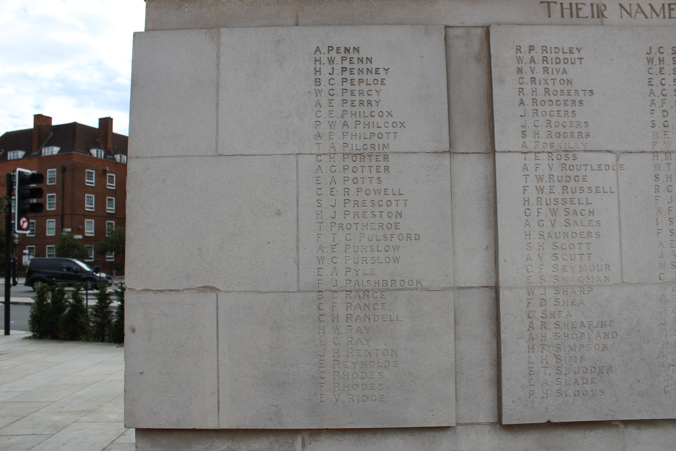 Men Of Stockwell War Memorials Online